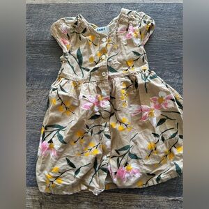 Old Navy 2T Toddler Girls button short sleeve floral dress‎